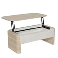 thumbnail image 6 of Miekor Furniture Lift Top Coffee Table, Modern Extendable Wooden Desk with Hidden Storage No8244, 6 of 9