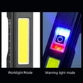 Bright Folding LED Flashlight Waterproof Portable Pocket Lamp Magnetic ...