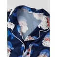 thumbnail image 5 of Christmas Family Pajamas Matching Set Santa Claus Print Tops and Shorts, 5 of 8