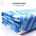 thumbnail image 6 of Gustave Microfiber Sand Free Beach Towel Quick Dry Super Absorbent Thin Towels Blanket for Travel Pool Swimming Bath Camping Yoga, 63" x 31.5", 6 of 10