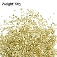 thumbnail image 3 of 50g Crushed Glass Chips 1-3mm, Shallow Gold, 3 of 5