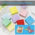 thumbnail image 3 of Sylvtty Sticky Note Holder with Stencil Self-Stick Notepad Dispenser with Line Drawing Template Desktop Sticky Notes Organizer for Home Office, 3 of 7