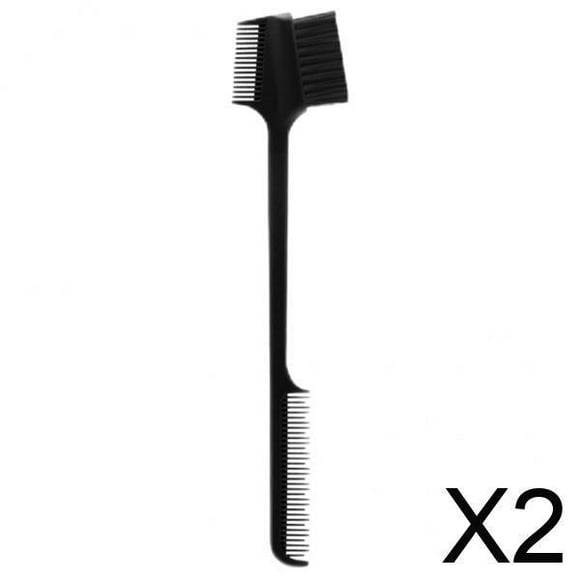 Cepillo para cejas,Cepillo peine para cejas de doble punta,herramienta de maquillaje,Cepillo para pestañas,peine aplicador multifuncional,Moldeador de pestañas cosmético para el