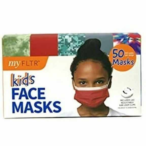 FLTR Kids General Use Face Mask, 50 Masks
