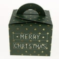 thumbnail image 4 of Cajas para llevar el almuerzo Colcomx con diseño de manzanas para fiestas de Navidad Estrella verde, 4 of 8