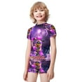 thumbnail image 2 of Ninjago Boys 2-Piece Swimsuit Set, Short Sleeve Rash Guard & Swim Trunks, 2 of 7