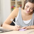 thumbnail image 4 of Ballpoint Pen - Butterfly Design Cute Pen - Customizable Writing Pen for Office Home Daily Use - Smooth Ink Retractable Pen - 1 Pack Silver, 4 of 6