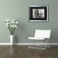 thumbnail image 3 of Trademark Fine Art "Marsh Abstract" Canvas Art by Kurt Shaffer, Black Matte, Silver Frame, 3 of 4