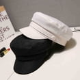 thumbnail image 6 of Fashion Summer Cotton Linen Women Flat Cap Berets Navy Hats Octagonal Cap WHITE, 6 of 8