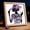A, variant on Purple Lady Special Shaped Diamond Painting Kit, 5D DIY Partial Drill Crystal Art for Home Wall Decor