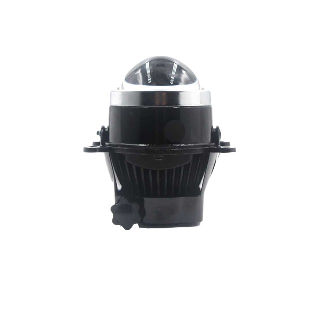 Lente de lámpara antiniebla LED de tres colores de 3,0 pulgadas, foco destacado 3D de tres generaciones, luz blanca universal, luz amarilla, conmutación libre