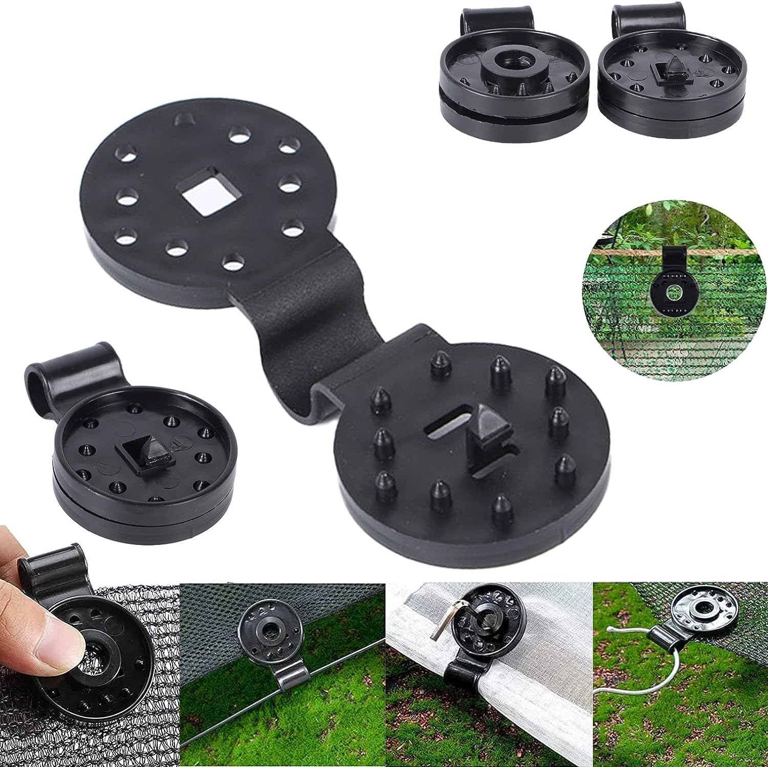 Shade Cloth Heavy Duty Lock Grip, Shade Cloth Plastic Clips, 2023 New