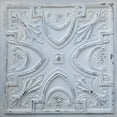 thumbnail image 1 of Tuile de Plafond en Faux Étain PVC 2'x2' à Insérer, à Coller, Couleur Cendré Neige, Échantillon, 1 of 4
