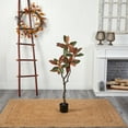 thumbnail image 6 of 4" Artificial Magnolia Artificial Tree in Plastic Pot, by Nearly Natural, 6 of 6