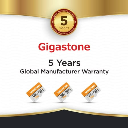 Gigastone 128GB Micro SDXC Flash Memory Card 2 Pack