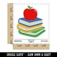 thumbnail image 2 of Apple on Stack of Books Reading Library Teacher Car Window Bumper Water Bottle Phone Tablet Laptop Waterproof Vinyl Decal Sticker Set 5-Pack - Gloss Finish - 4.0", 2 of 7