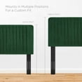 thumbnail image 4 of Tufted Headboard, Full Queen Size, Velvet, Green, Modern Contemporary Urban Design, Bedroom Master Guest Suite, 4 of 10