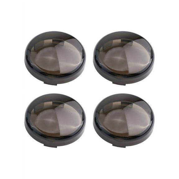 4 Pcs Turn Signal Lens Cover Light Smoke Fit For Harley Sportster Dyna
