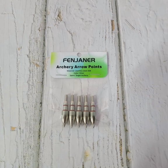 FENJANER Archery Arrow Points, Field Arrowheads for Carbon Fiberglass Arrows, Recurve Compound Bow Target Practice