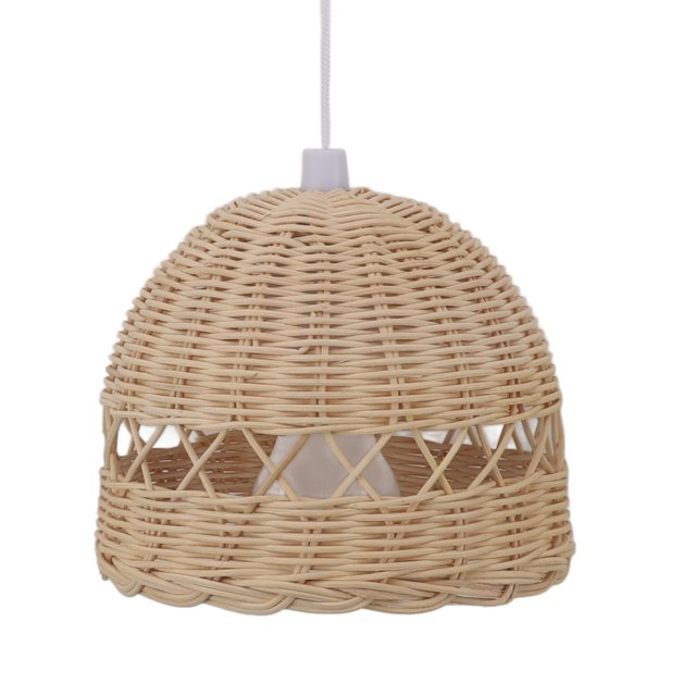 Hand Woven Rattan Hanging Lighting, Modern Nordic Style Exquisite And Unique Rattan Pendant Light for Home Decoration