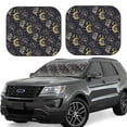 thumbnail image 2 of Picia Snake Sleep 2 Piece Car Windshield Sun Shade Foldable | Foldable Sun Shield for Front Window Blocks UV Rays and Keeps Your Vehicle Cool-Small, 2 of 7