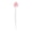 pink, variant on 1Pcs Heart-Shaped Dual-Action Silicone Facial & Lip Cleansing Brushes - Exfoliating & Massaging, Lightweight, Portable, Assorted Colors