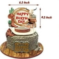thumbnail image 6 of NBPOWER 40Pcs Western Cowboy Party Decorations Set with 12 Inch Latex Balloons & Happy Birthday Banner & Cake & Cupcake Toppers, Birthday Decorations Hanging Swirls Cowboy Theme Party Supplies, 6 of 8