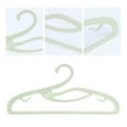 thumbnail image 3 of Unique Bargains Plastic Non-Slip Hangers Durable Clothes Hangers 10 Pcs Green, 3 of 6