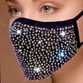 thumbnail image 2 of Máscara facial brillante con diamantes de imitación MACHAO lavable con purpurina, 2 of 4