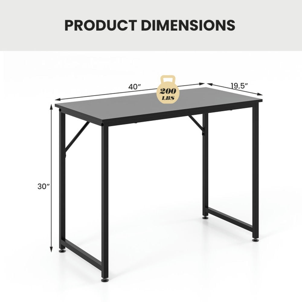 Resenkos L Shaped Computer Desk and Writing Workstation for Home and Office-Black, Home Office Desks, Gaming Computer Desks for Study,Working,Writing