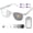 White, variant on UNIFULL Smart Glasses for Women Men, Bluetooth Glasses with Photochromic Lenses Touch Control Voice Assistant for Clear Audio Remote Photography, Perfect for Indoor Outdoor, White