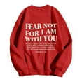 thumbnail image 5 of Zylarhe Girls Boys Sweatshirt Girls Winter Pullover Hoodie Soft Casual Round Neck Sweater Comfortable Daily Wear Outfit For Kids Ages 3-14 Years Red 3-4 Years, 5 of 7