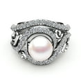 thumbnail image 2 of Pearl Engagement Ring Set, 2 of 4