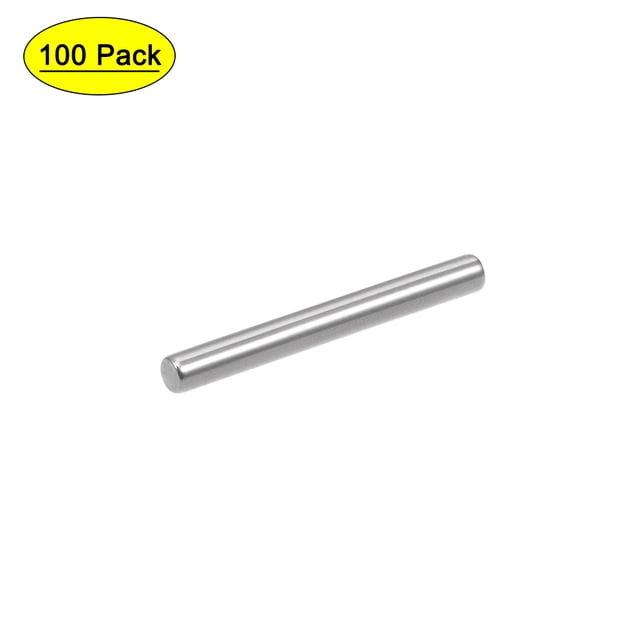 Unique Bargains 100Pcs 2mm x 18mm Dowel Pin 304 Stainless Steel Shelf Support Pin Fasten Elements Silver Tone