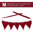 thumbnail image 2 of Nuevo, adecuado collar de perro navideño con cascabeles (M), 2 of 5