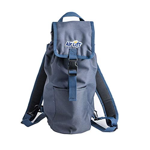 Roscoe Medical 24N Bouteille d'Oxygène Fanny Pack/sac d'Épaule pour M6, M9/C Bouteilles d'Oxygène, Bleu Marine