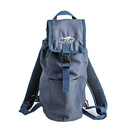Roscoe Medical 24N Oxygen Cylinder Fanny Pack/Shoulder Bag for M6  M9/C Oxygen Cylinders  Navy Blue