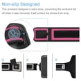 thumbnail image 3 of Bolsa de brazo para correr Bolsa de brazo para teléfono móvil de fitness para hombres y mujeres al aire libre Cinturón de brazo impermeable (rosa) MFZFUKR BST3009349-2, 3 of 6