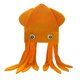 thumbnail image 2 of Sombrero con forma de pulpo, cómodo, decorativo y divertido para fiestas, tocado para cosplay. naranja, 2 of 8