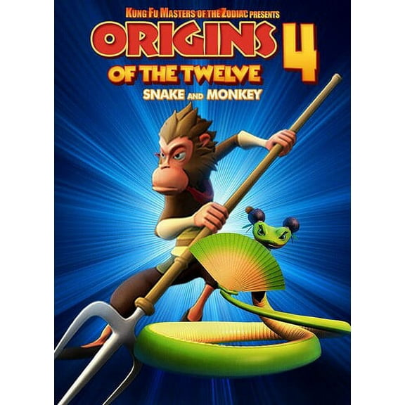 Kung Fu Masters Of The Zodiac Origins Of The Twelve 4: Snake And   Monkey (DVD), Wownow Entertainment, Anime & Animation