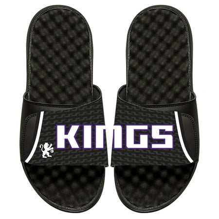 

Men s ISlide Black Sacramento Kings Statement Jersey Split Slide Sandals