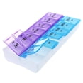 thumbnail image 3 of Praktisk 14-Facks Medicinask Tablettask Dosett Multicolor MultiColor, 3 of 5