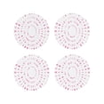 thumbnail image 2 of Balery 4 Pcs Breast Cancer Awareness (4)Leather Coasters Set, Drink Table Cup Coasters For Living Room Kitchen Coffee Decor, 2 of 9