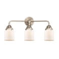 thumbnail image 5 of Innovations Lighting  Nouveau 2 Bell - 3 Light 23" Bath Vanity Light Polished Nickel/Plated Smoke, 5 of 5