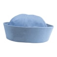 thumbnail image 1 of KLKCMS Sailor Hat Fashionable Versatile Sailor Cap for Performance Masquerade Party Blue, 1 of 9