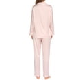 thumbnail image 2 of Avidlove Silk Satin Pajamas Women's Long Sleeve Sleepwear Soft Button Down Pj Set 2 Piece Loungewear S-XXL, 2 of 5
