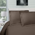thumbnail image 2 of 300-Thread Count 100% Egyptian Cotton Lightweight Solid Duvet Cover Set Grey / Full/Queen, 2 of 5