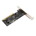 thumbnail image 1 of PCI Card, PCI To 4 Port  Card, 4 Independent Serial ATA Channels, 1.5Gbps Fast Transfer PCI  Controller, For Desktop Computer HDD SSD, 1 of 8