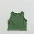 thumbnail image 4 of Coerni Boys Girls Toddler Sleeveless Tank Top Soft Cotton Summer Vest Tops, Casual Crewneck Undershirt Baby Solid Color Shirts, 4 of 4