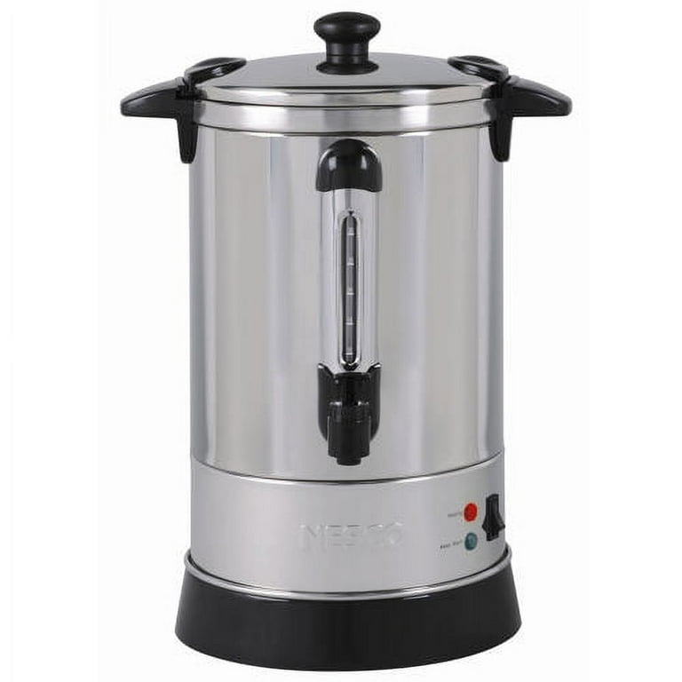 NESCO® CU-50, Professional Coffee Urn, 50 Cups, Stainless Steel 